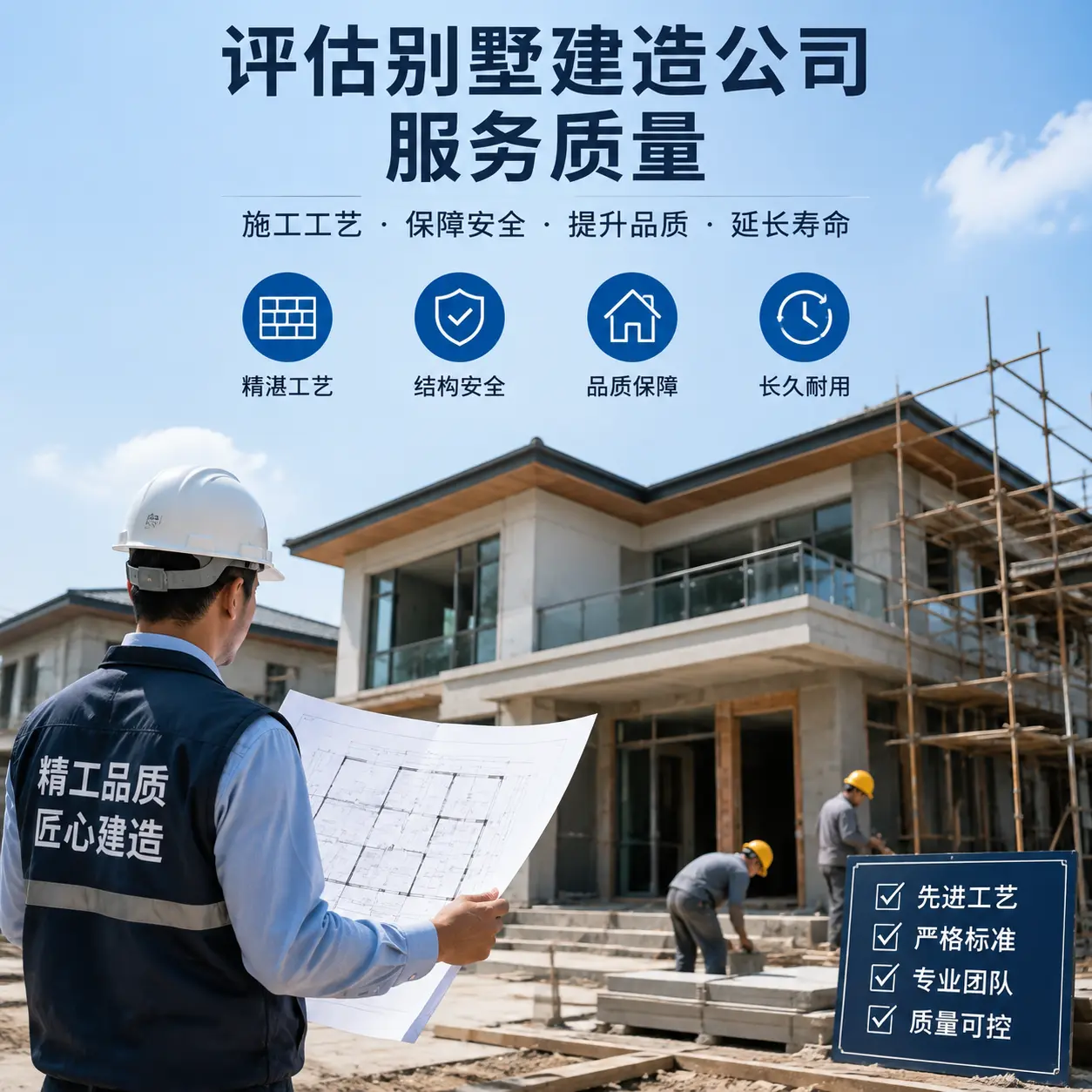 如何评估 修文 别墅建造公司的服务质量?