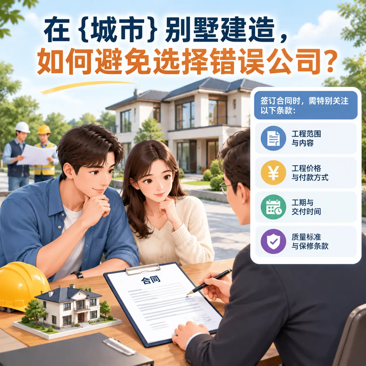 在 修文 别墅建造,如何避免选择错误公司?