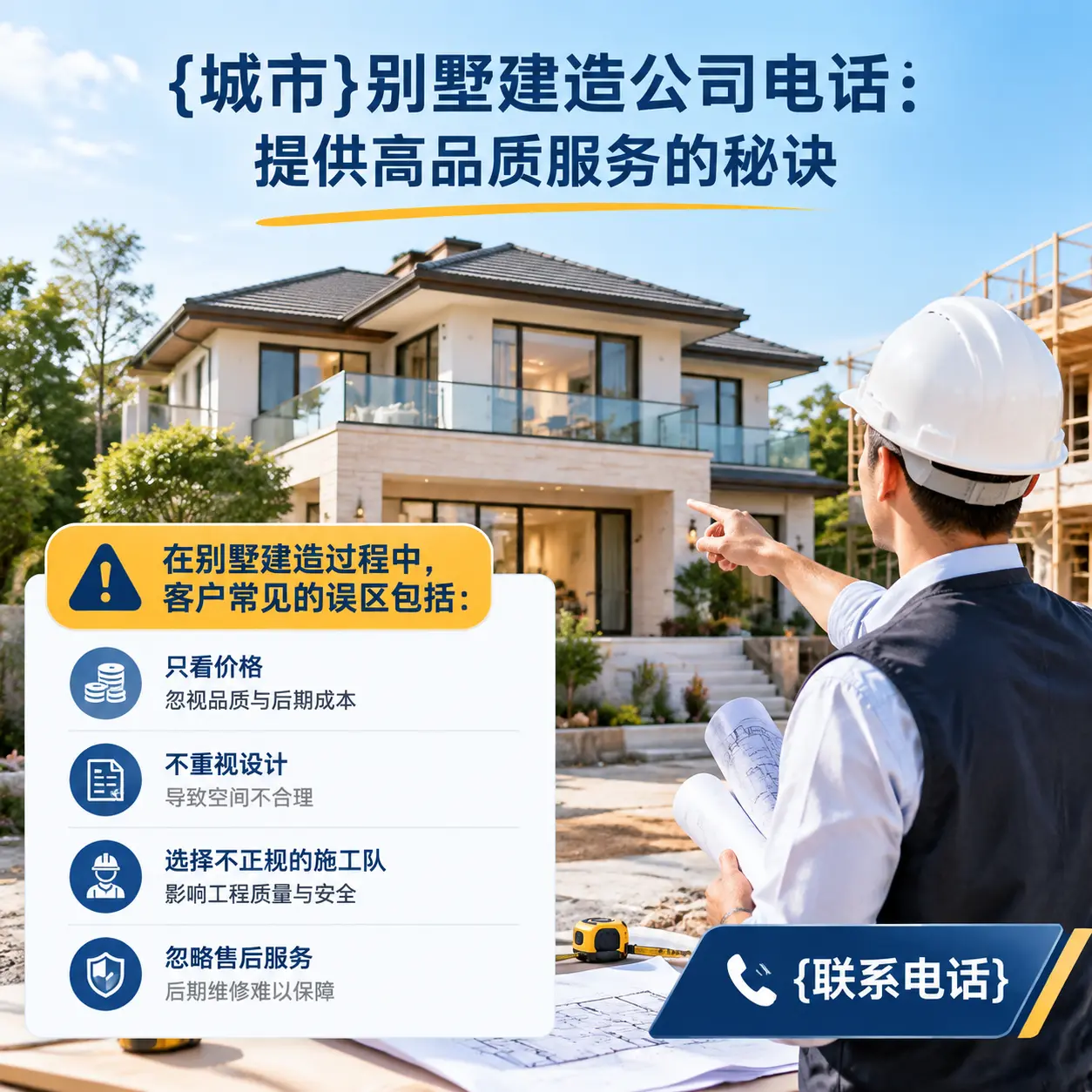 修文别墅建造公司电话:提供高品质服务的秘诀