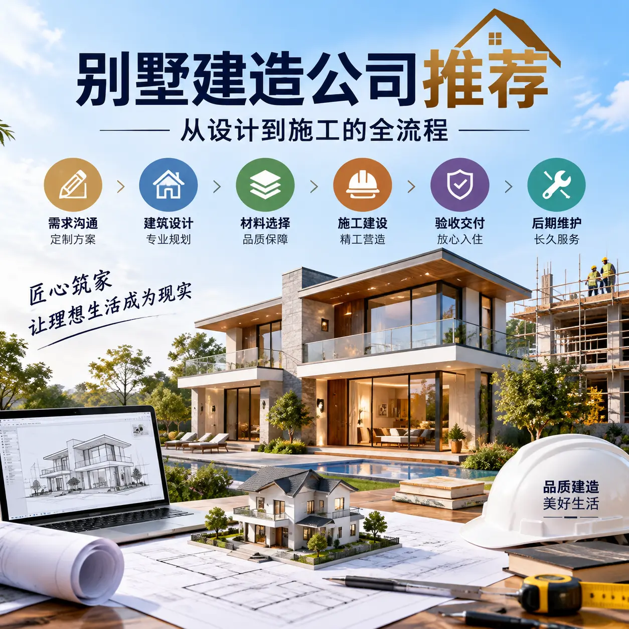 别墅建造公司推荐：从设计到施工的全流程