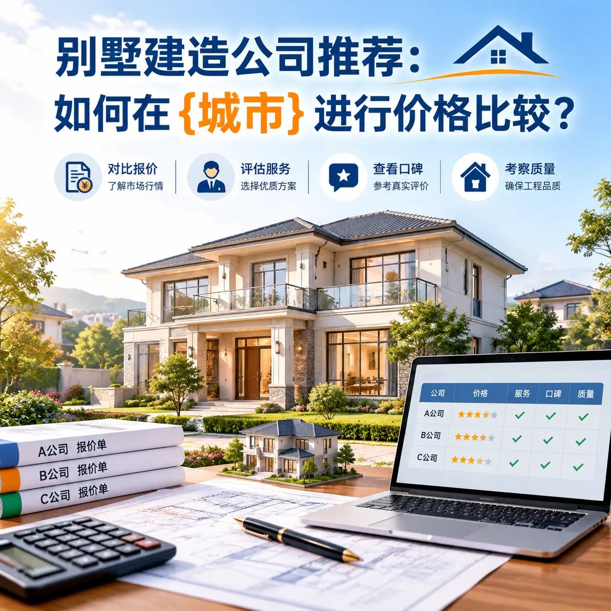 别墅建造公司推荐:如何在 修文 进行价格比较?