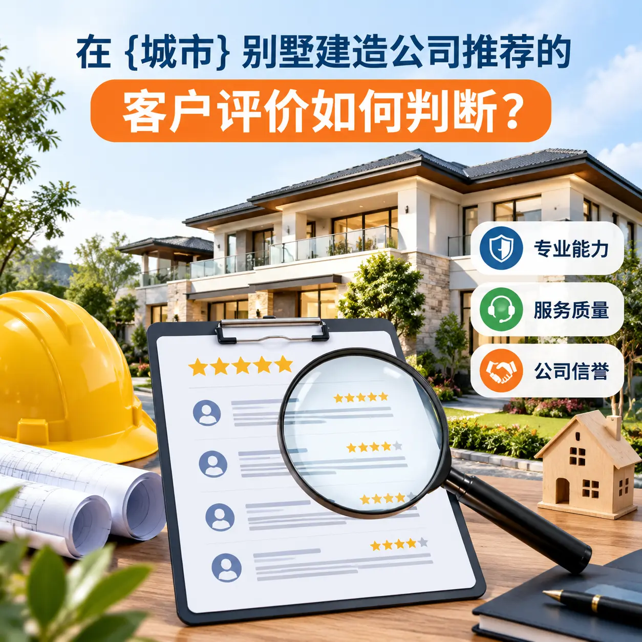 在 修文 别墅建造公司推荐的客户评价如何判断？