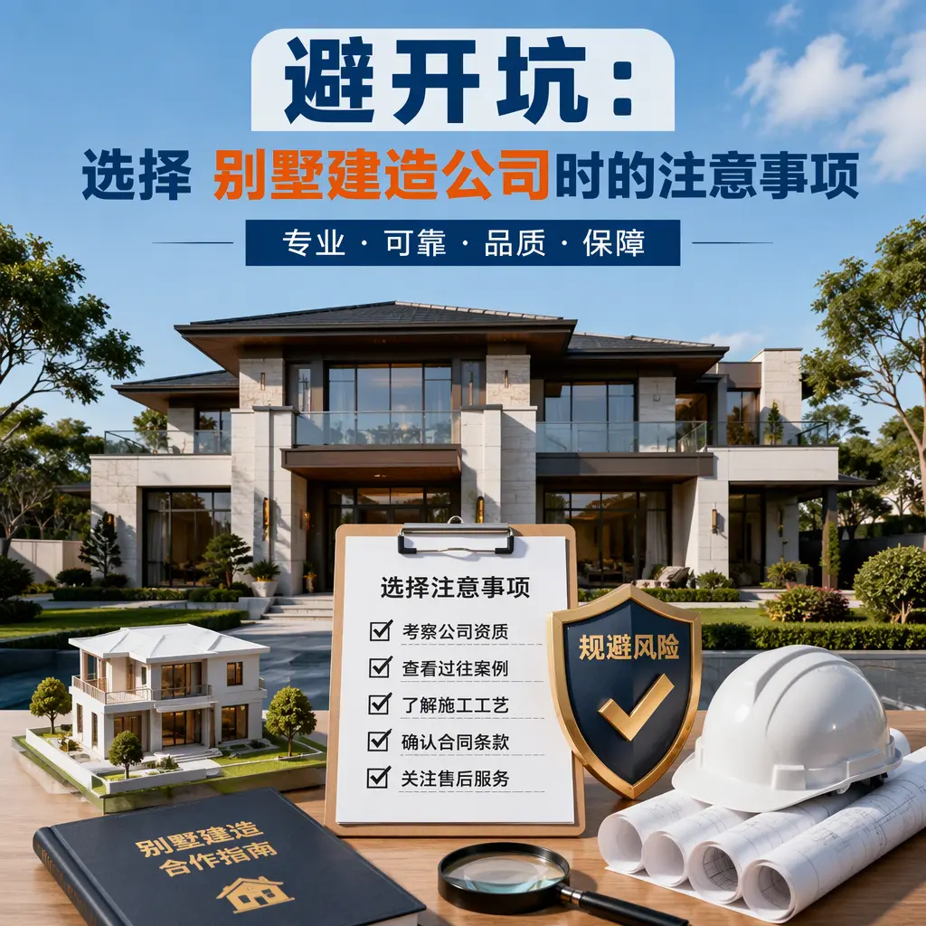 避开坑:选择 修文 别墅建造公司时的注意事项
