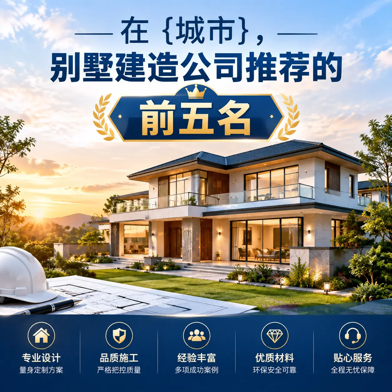 在 修文，别墅建造公司推荐的前五名