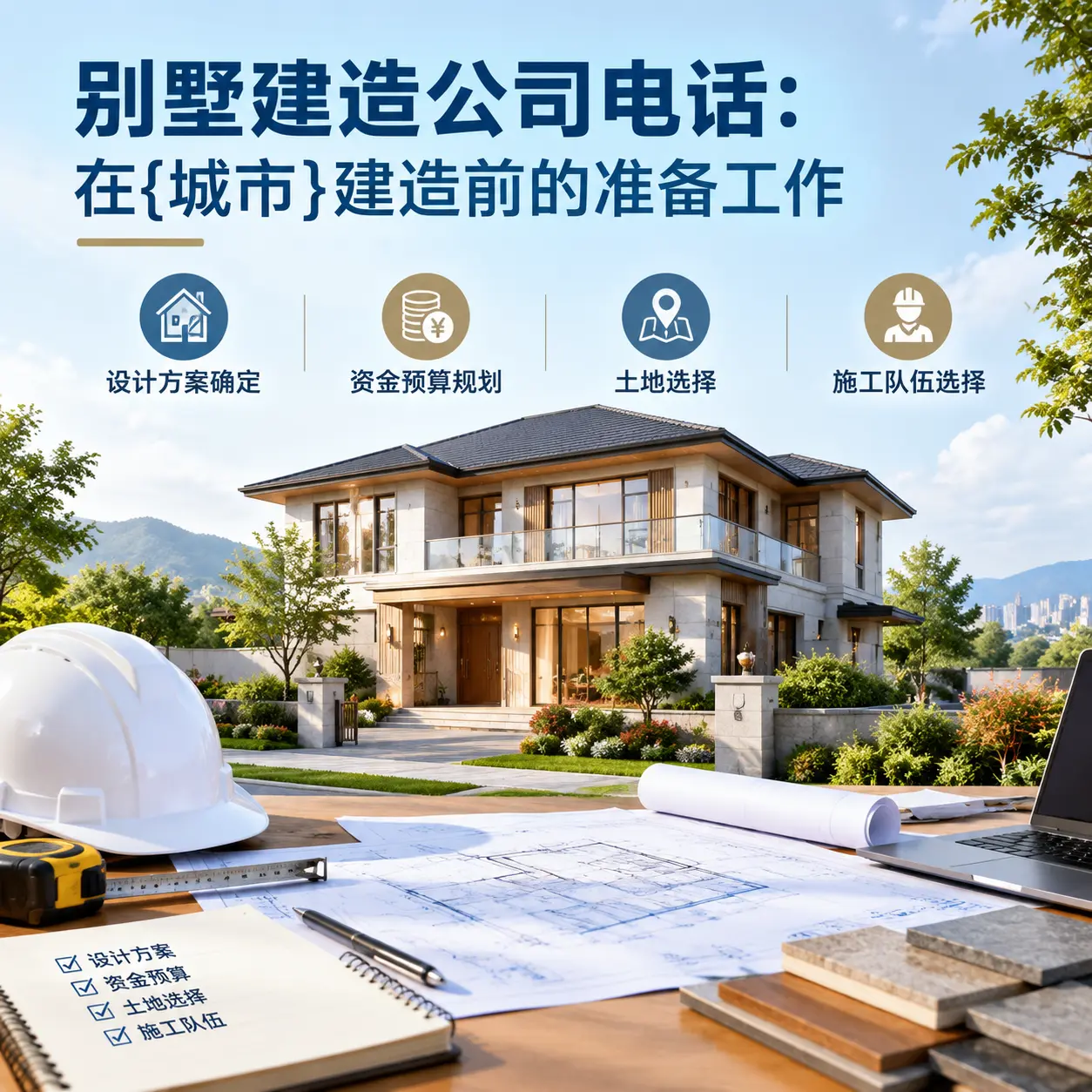 别墅建造公司电话:在修文建造前的准备工作