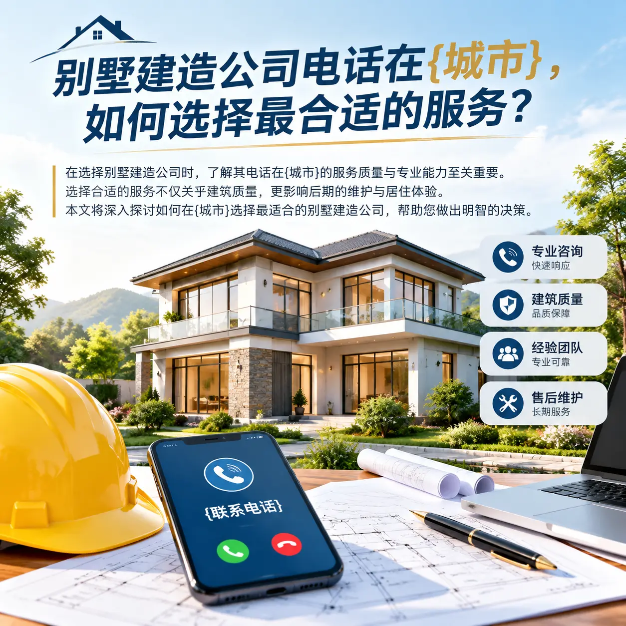 别墅建造公司电话在修文,如何选择最合适的服务?
