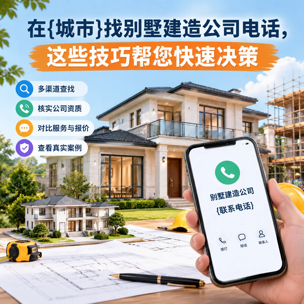 在修文找别墅建造公司电话,这些技巧帮您快速决策