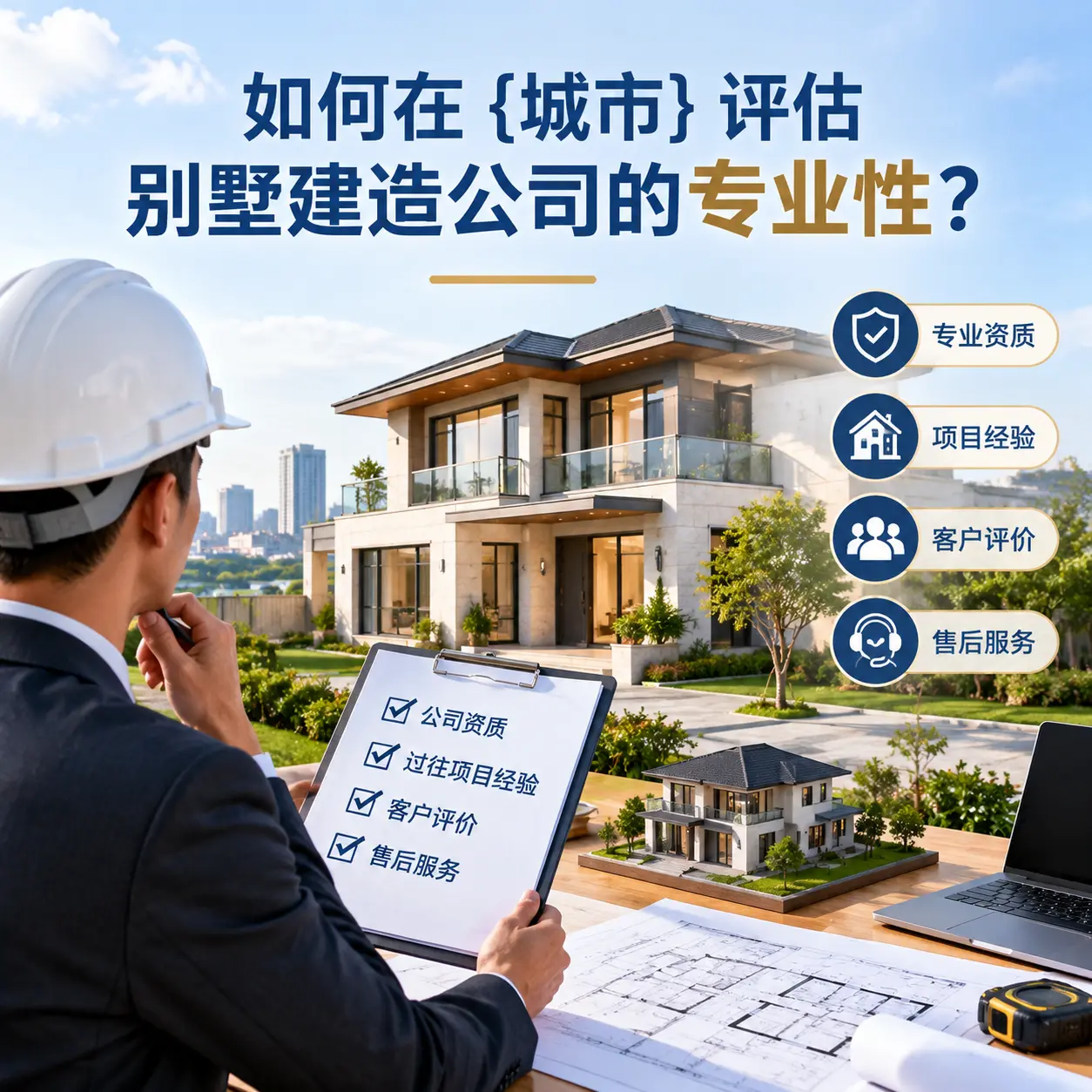 如何在 修文 评估别墅建造公司的专业性?