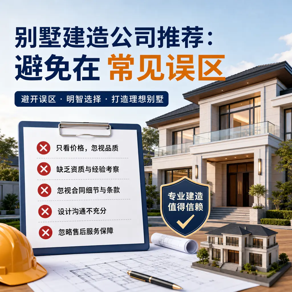 别墅建造公司推荐:避免在 修文 的常见误区