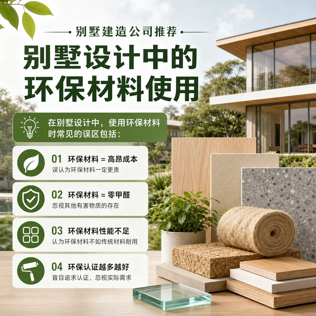 别墅建造公司推荐: 修文 别墅设计中的环保材料使用